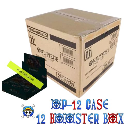 ONE PIECE TCG - OP-12 PREORDER -  1 CASE DA 12 BOOSTER BOX ENG - SPECIAL PRICE!!!